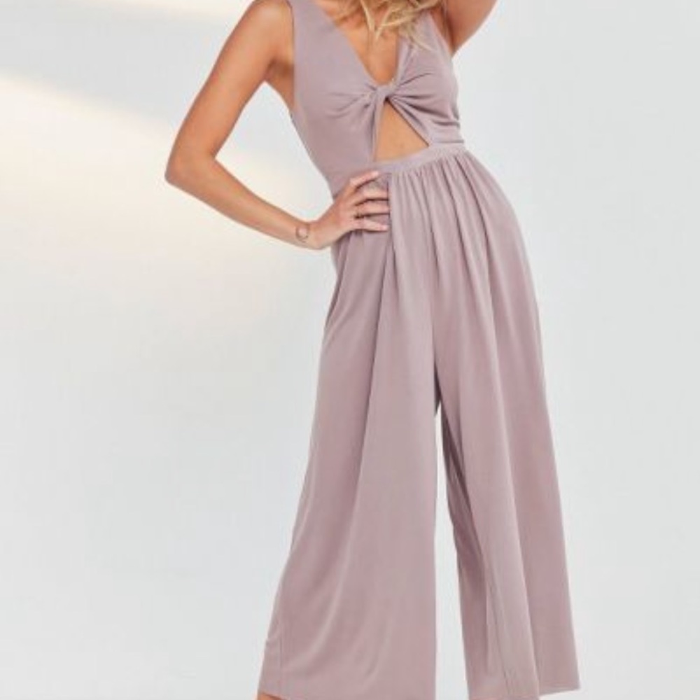 Silence + Noise Front Twist Jumpsuit
